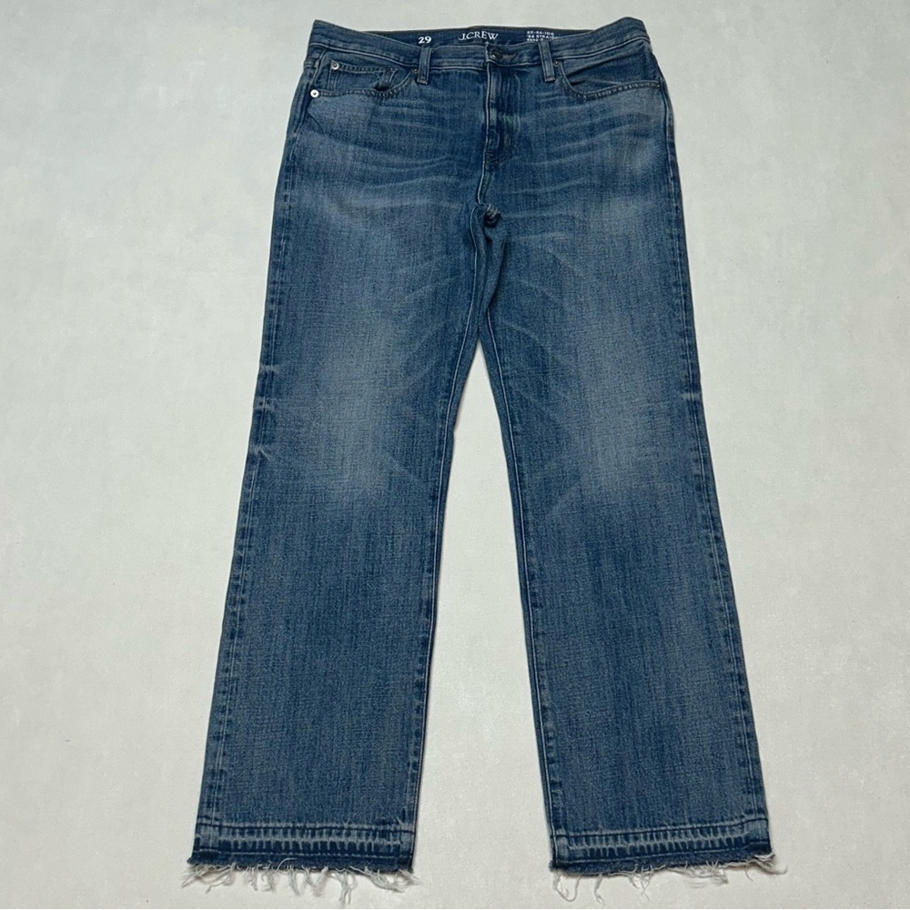 J. Crew Mid-rise straight Jean